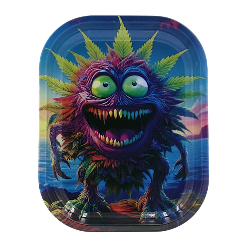 Beuz Weedmonster Metall-Rolling-Tray Klein (14x28cm)
