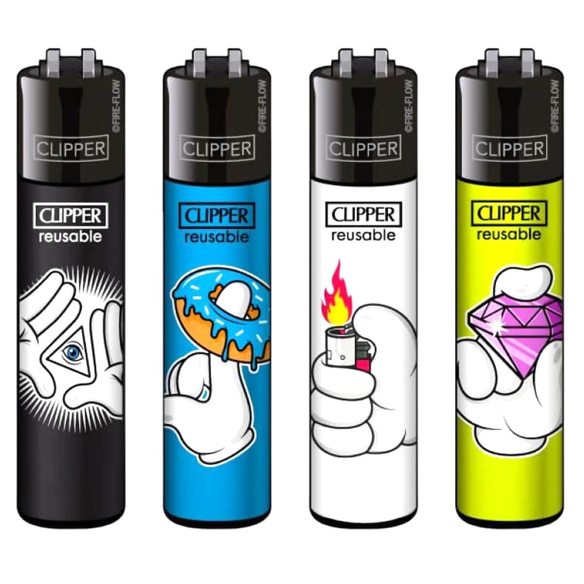 Clipper Classic Cartoon Hände #3 (48 Stück/Display)