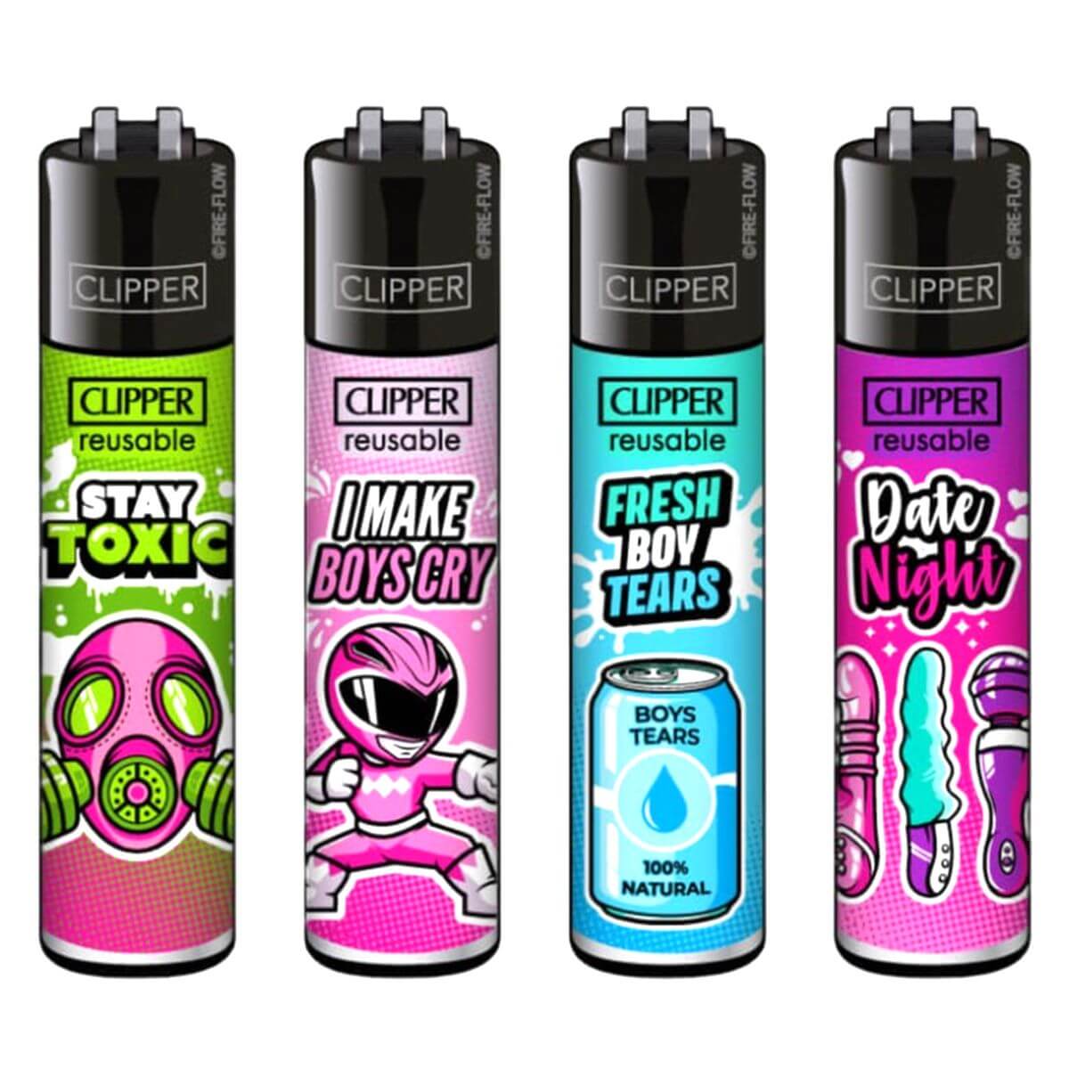 Clipper Classic Girly Slogan (48 Stück/Display)