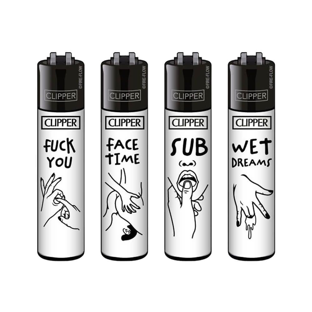 Clipper Feuerzeuge Classic FFX Erwachsene Nr. 2 (48 Stück/Display)