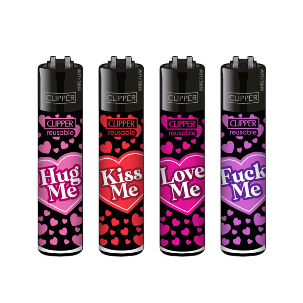 Clipper Feuerzeuge Classic Kiss Me #2 (48 Stück/Display)