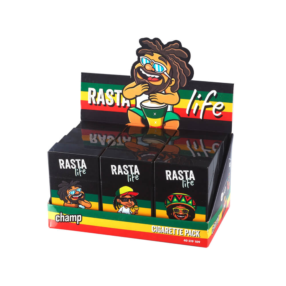 Champ High Rasta Life Zigarettenpackung (12 Stück/Display)