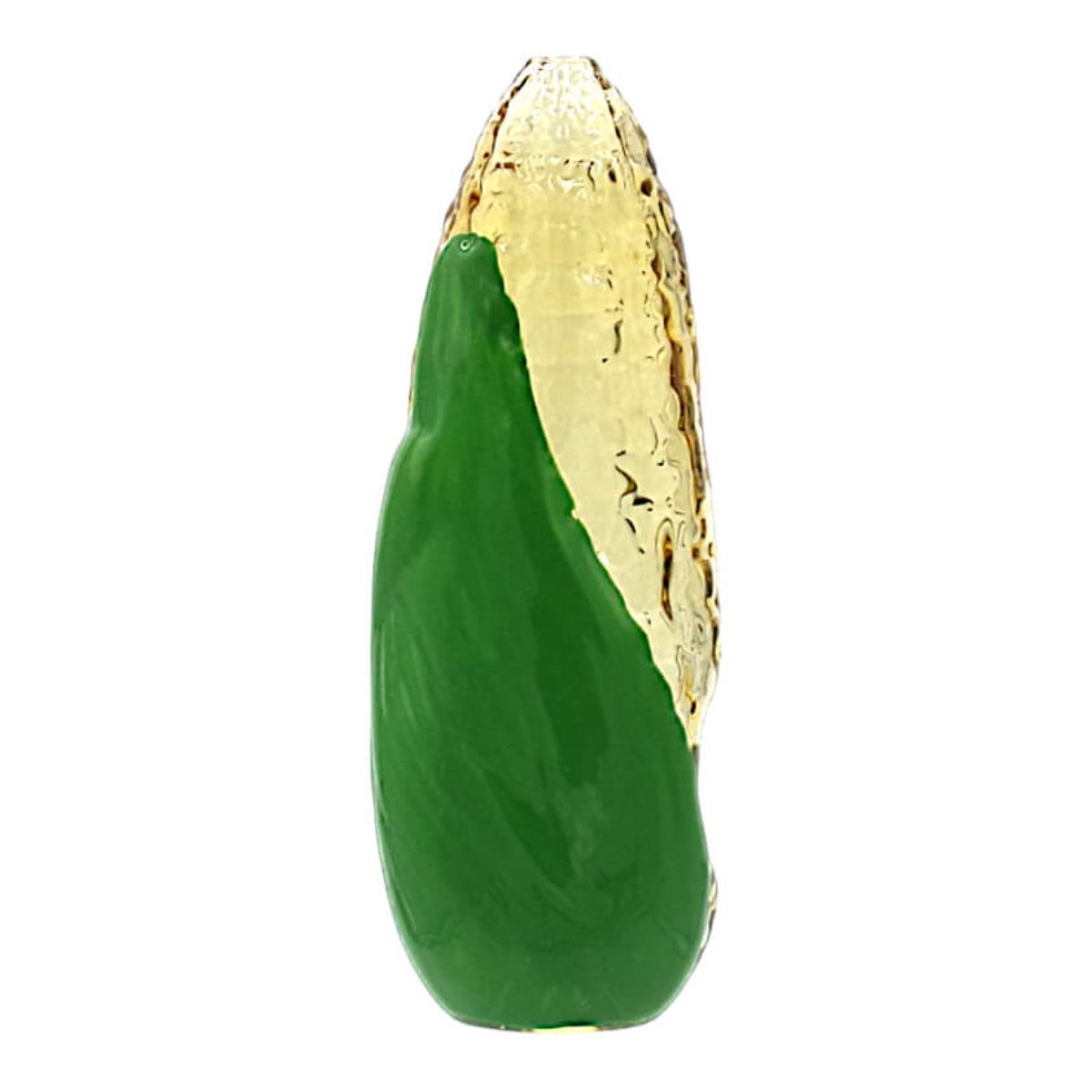 Glaspfeife in Maiskolbenform, 11,8 cm