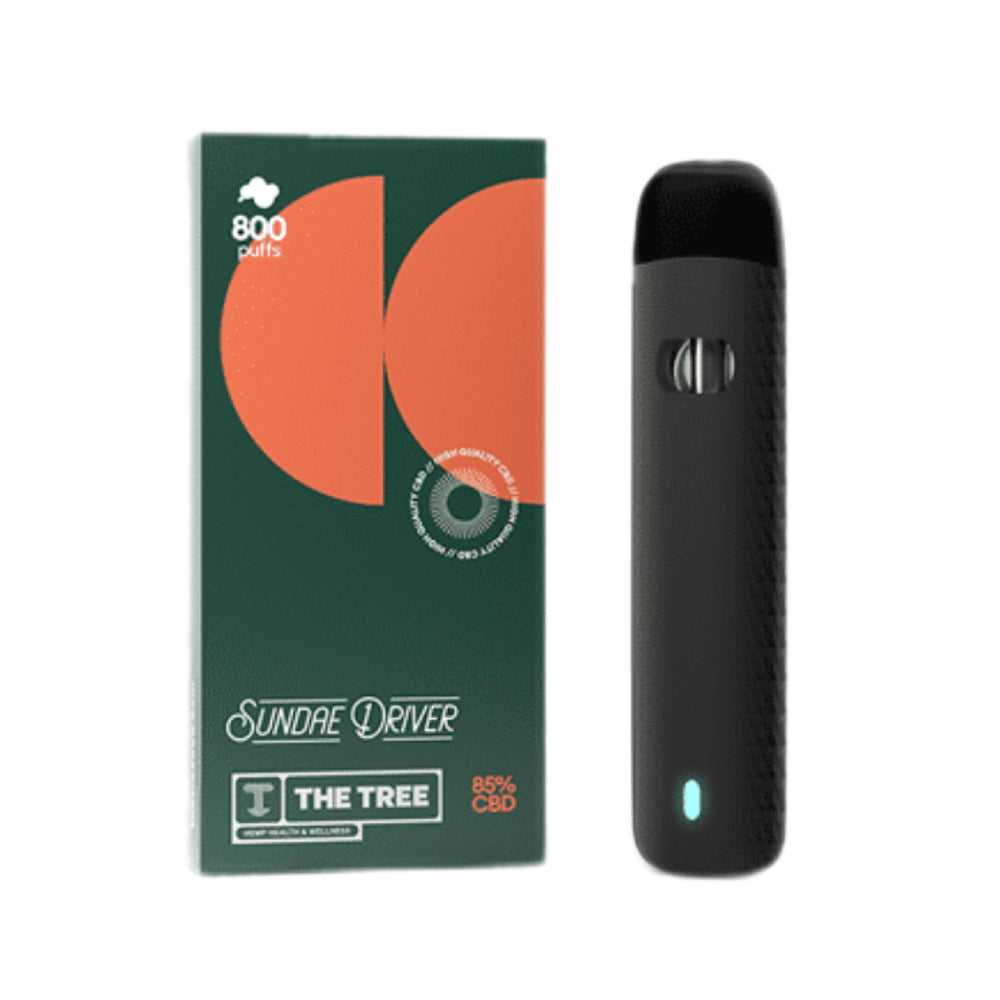 The Tree Disposable CBD Vape Pen Sundae Driver 425mg CBD – 800 Puffs (0.5ml)