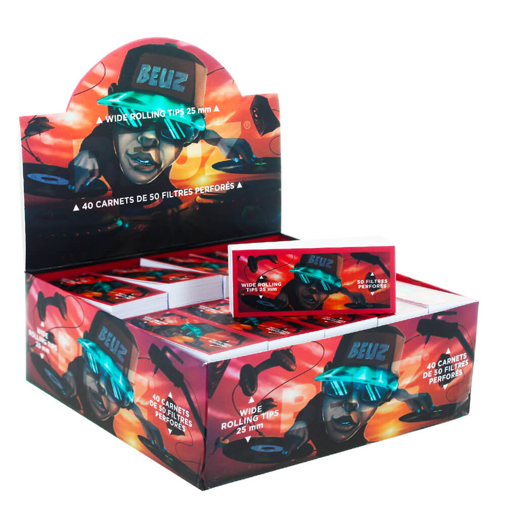Beuz Wide Filter Tips DJ Beuz (40 Stück/Display)