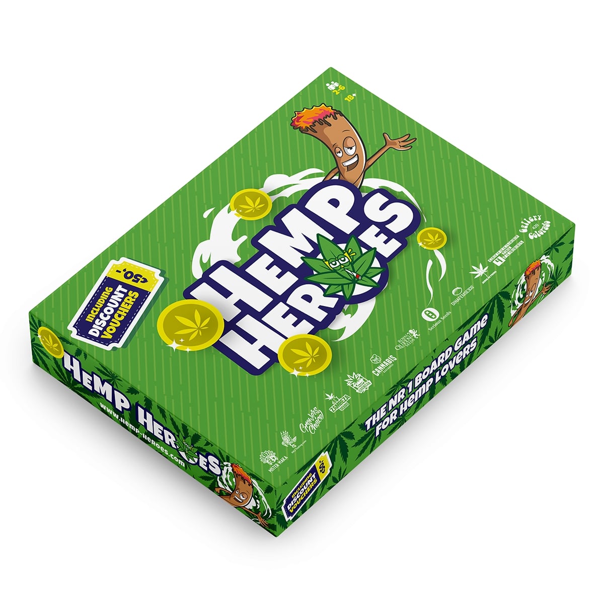 Hemp Heroes Cannabis Board Game 2-6 Players