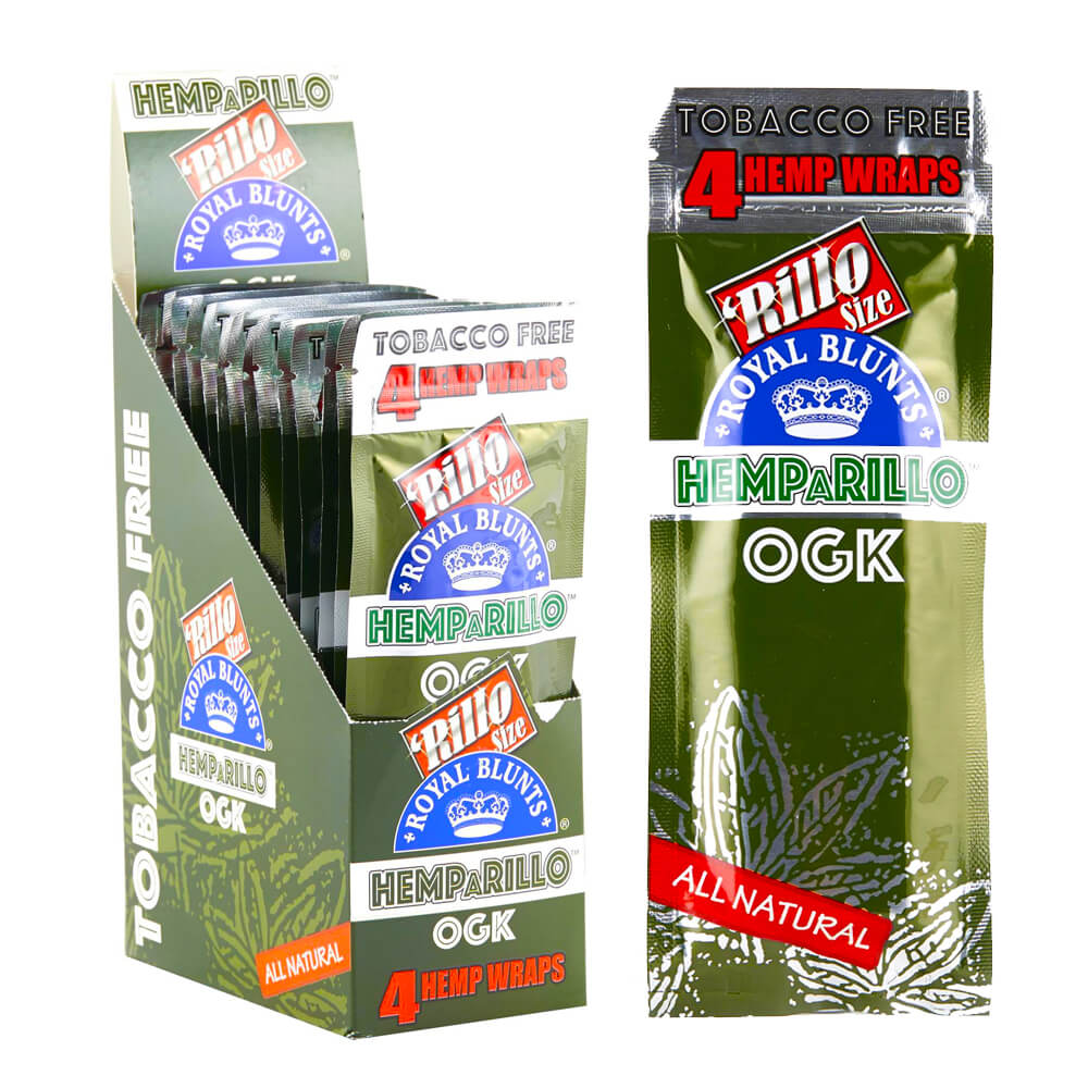 Hemparillo Hanf-Wraps OGK x4 Blunts (15 Packungen/Display)
