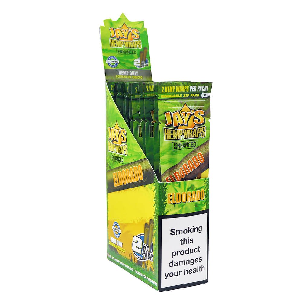 Juicy Jay's Hanf-Wraps Eldorado Ananas-Shake mit Terpenen (25 Stück/Display)