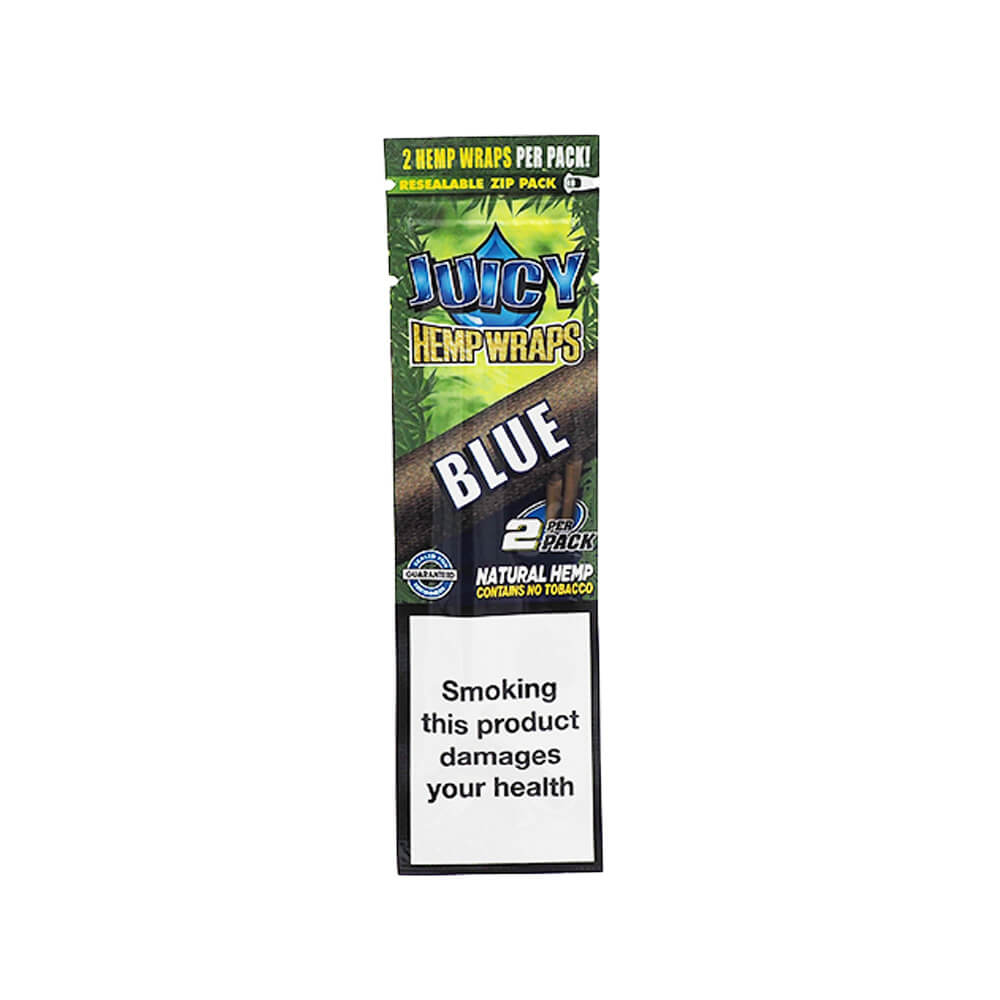 Juicy Jay's Hanf-Wraps Blunt Blue (25 Stück/Display)