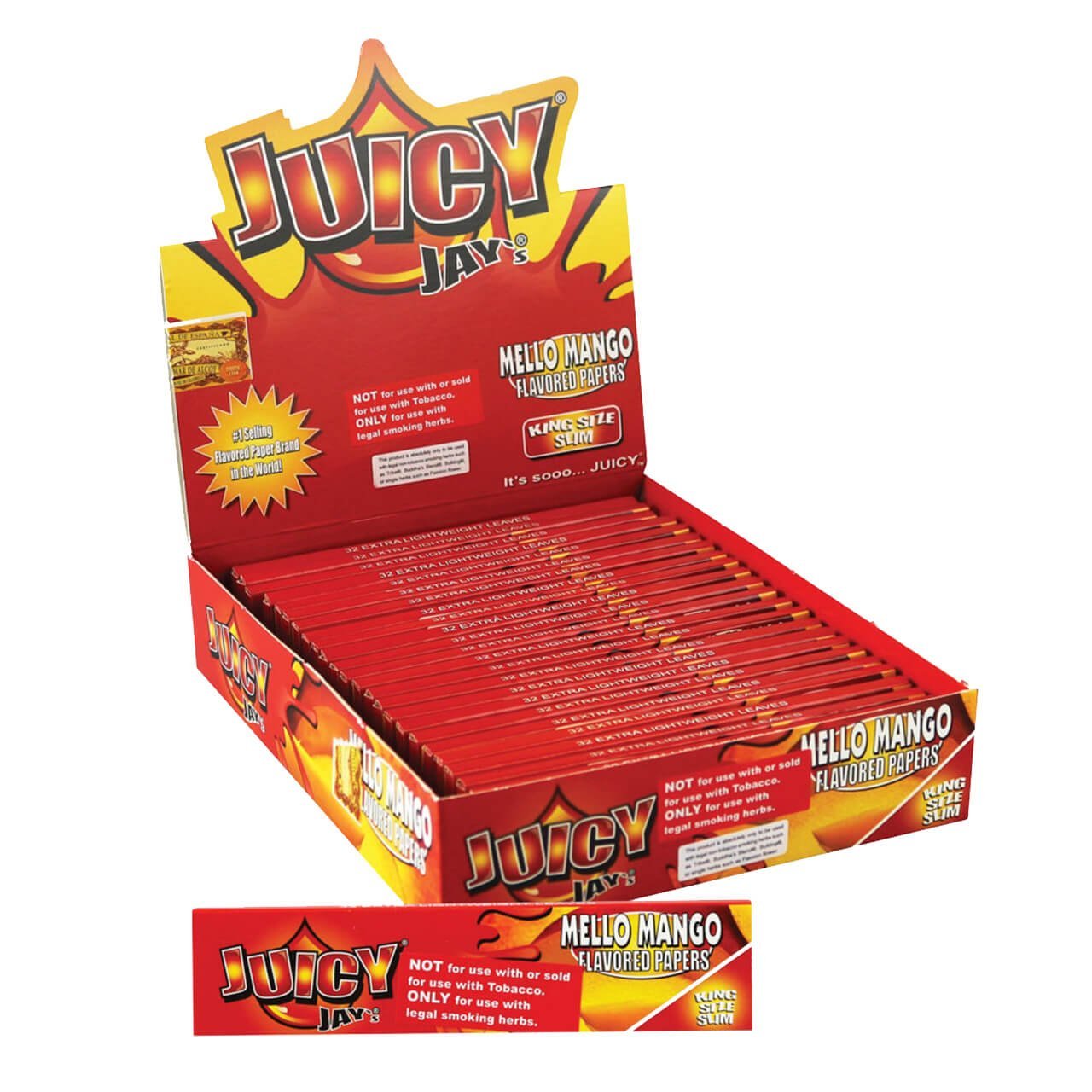 Juicy Jay Kingsize Mello Mango Drehpapiere (24 Stück/Display)