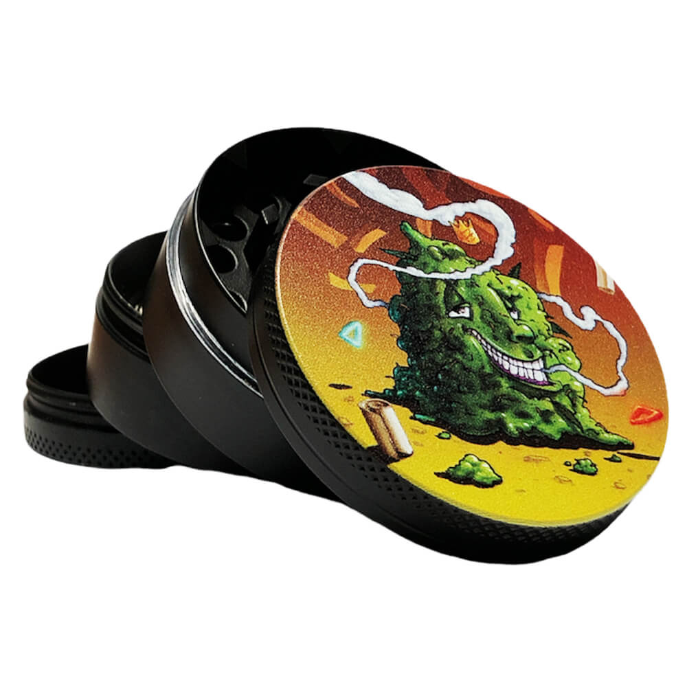 Beuz Metal Grinder Bud 4 Teile – 50mm (6 Stück/Display)