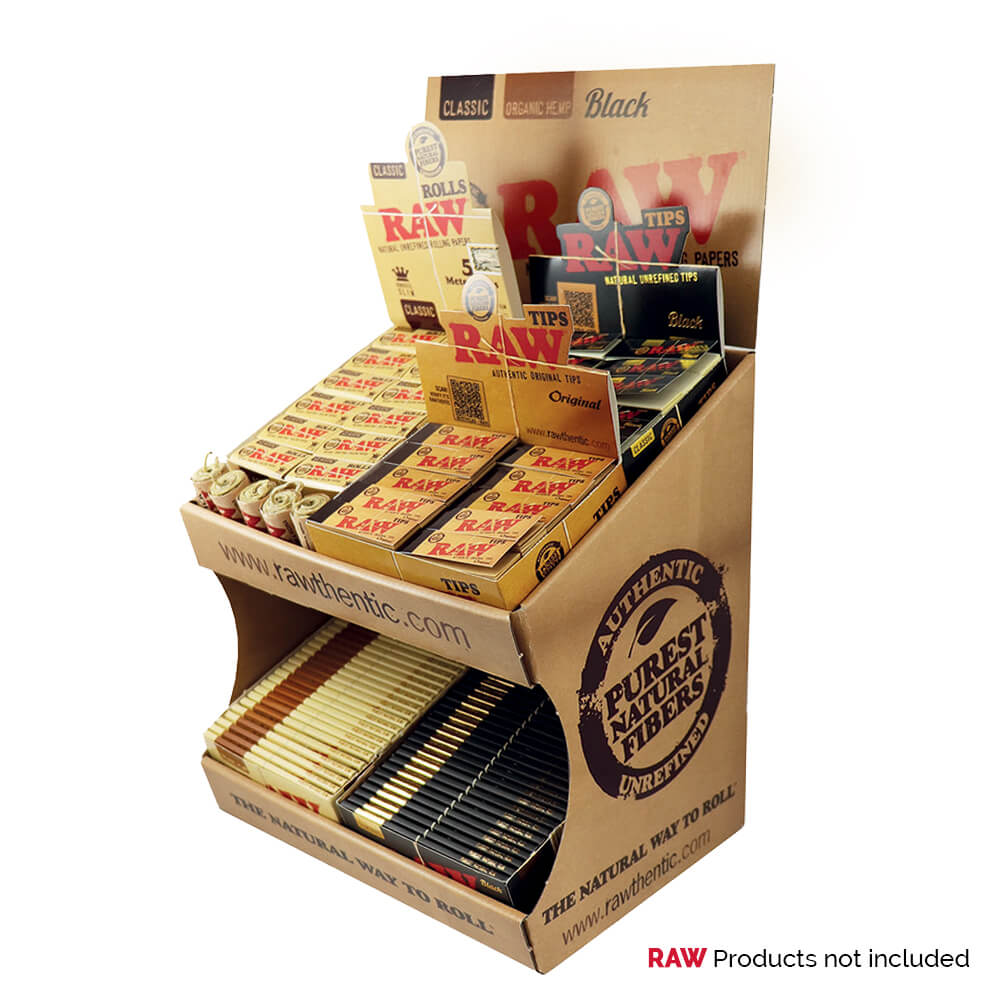RAW Counter Cardboard Display Large
