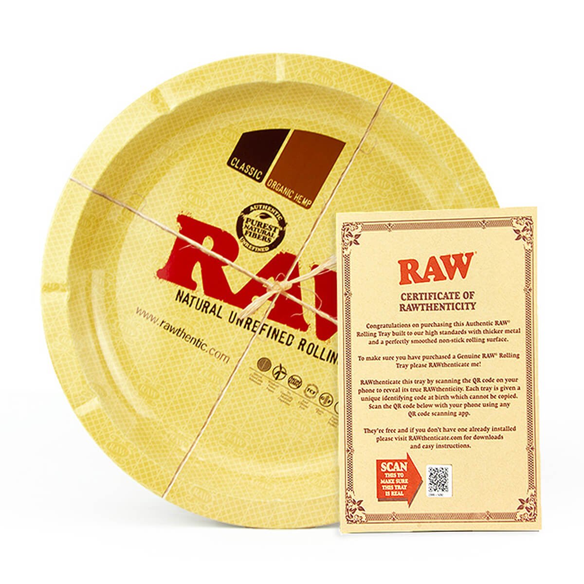 RAW Metall Rundes Rolling Tray 31cm