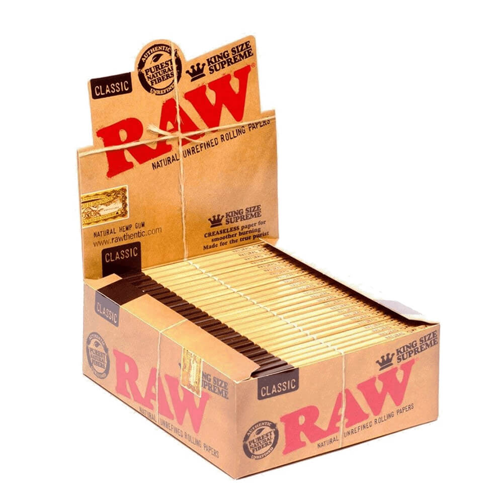 RAW Kingsize Slim Zigarettenpapier (50 Stück/Display)