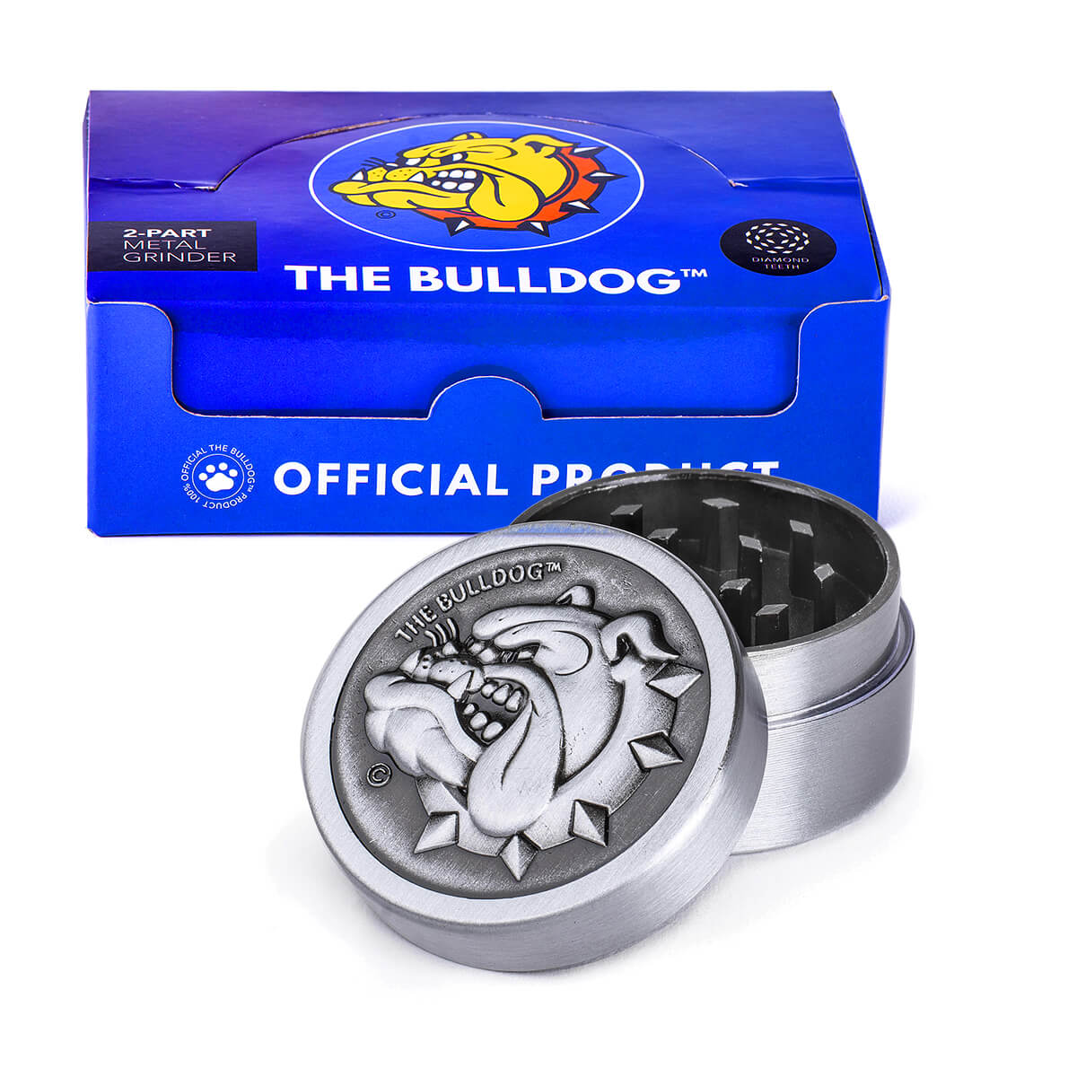 The Bulldog Original Metallschleifer 2-teilig 35 mm (12 Stück/Display)