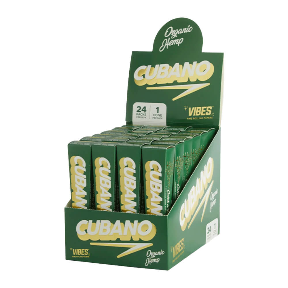 VIBES Cones Cubano Bio-Hanf (24 Stück/Display)