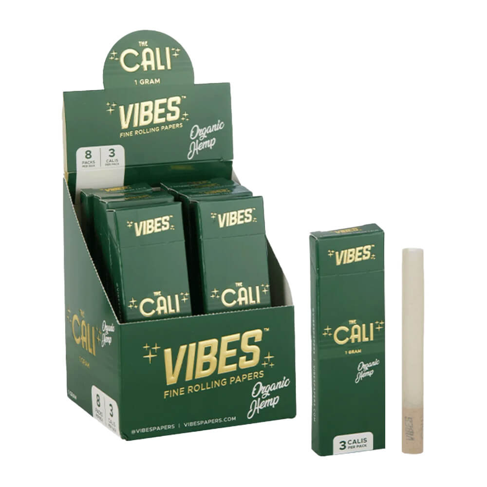 VIBES The Cali Cones Bio-Hanf 1g 3er-Pack (8 Stück/Display)