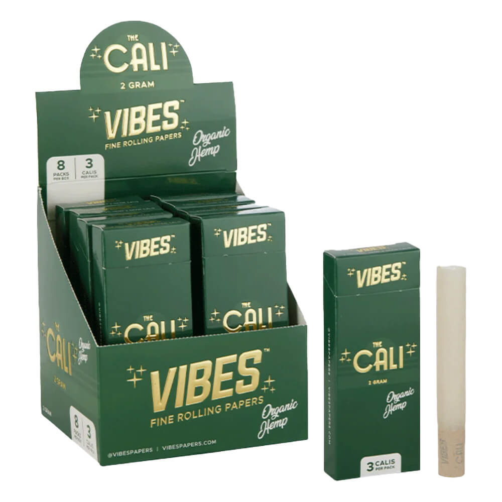 VIBES The Cali Cones Bio-Hanf 2g 3er-Pack (8 Stück/Display)