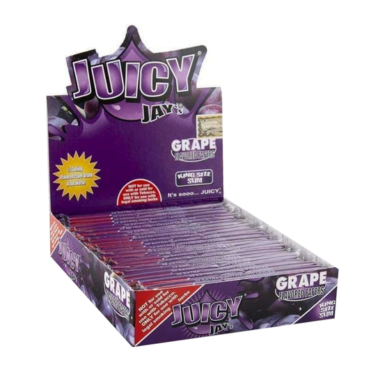 Juicy Jay Kingsize Trauben-Drehpapier (24 Stück/Display)