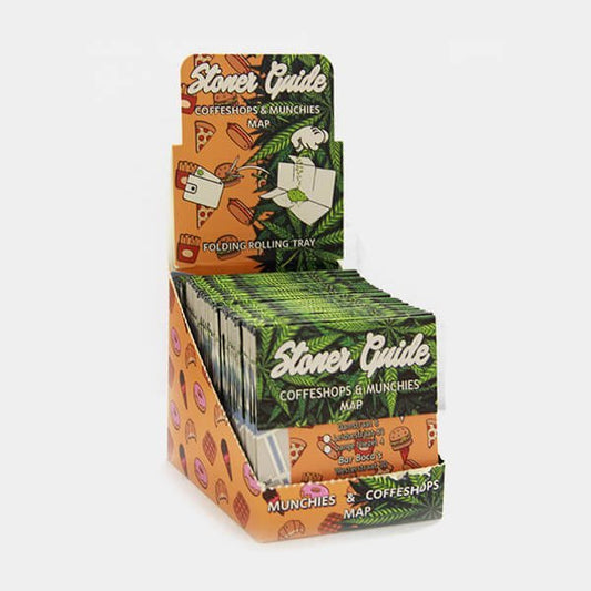 Amsterdamer Kifferkarte – Coffeeshops + Snack-Spots (36 Stück/Display)