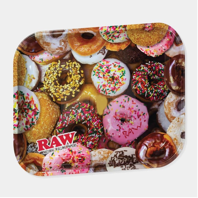 RAW &#8211; Donut Große Metall-Rolling-Tablett