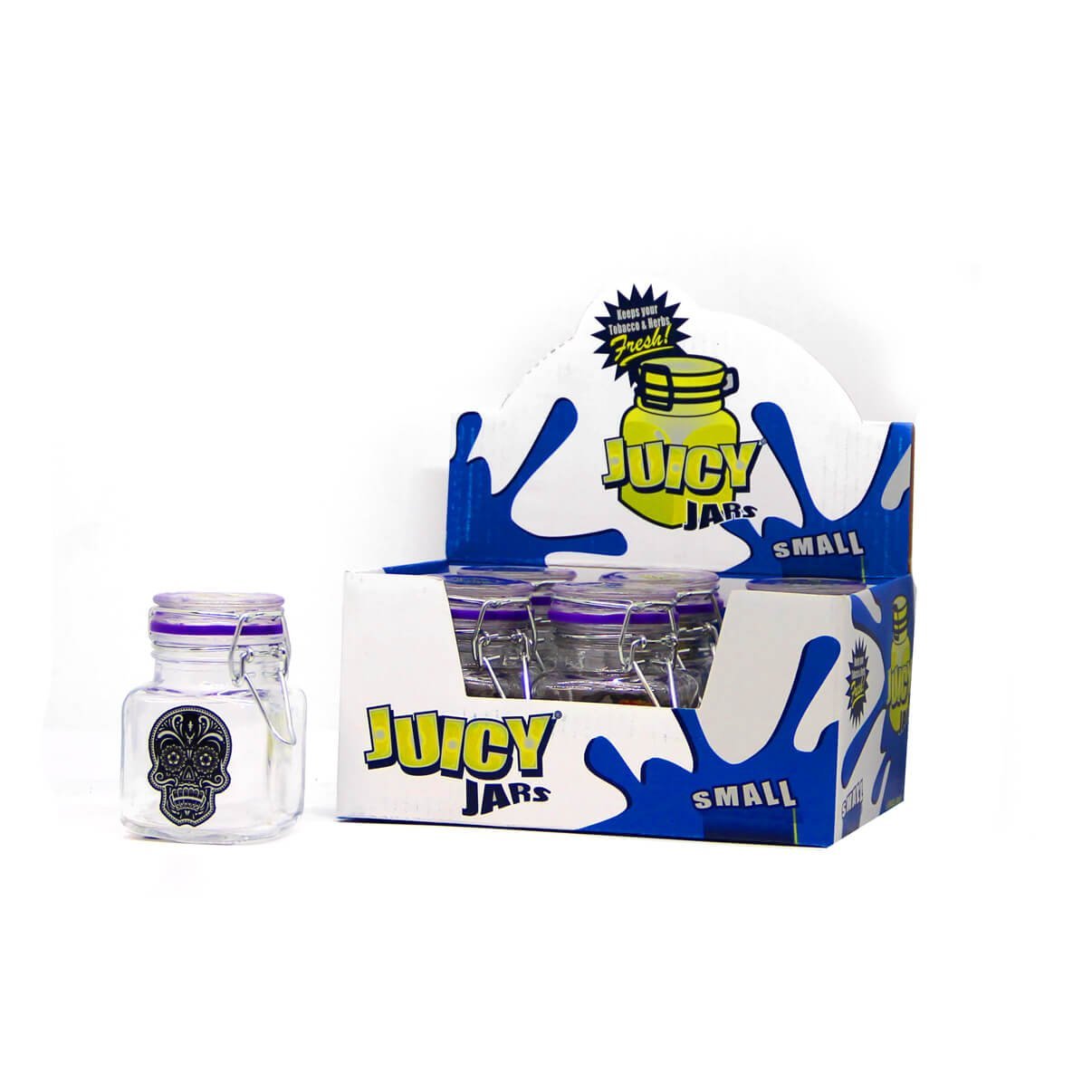 Juicy Jay Tabak- und Kräutergläser, kleine Mix-Designs (6 Stück/Display)