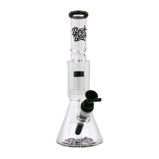Best Buds Glas-Doppelkammer-Matrix-Perkolator-Bong 31,5 cm
