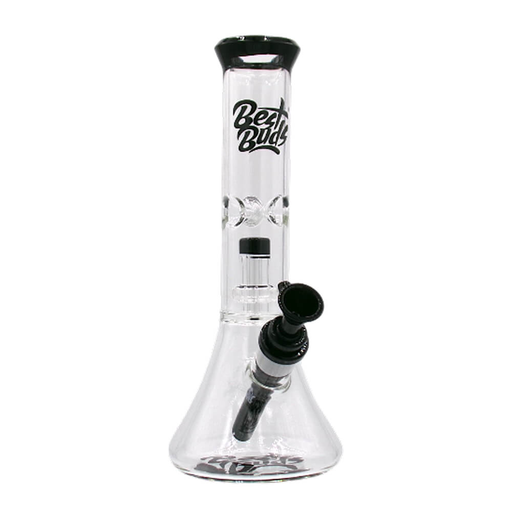 Best Buds Glass Beaker UFO Perc Ice Bong 28cm