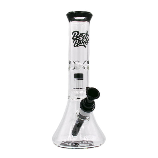 Best Buds Glass Beaker UFO Perc Ice Bong 28cm