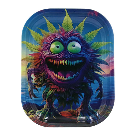 Beuz Weedmonster Metall-Rolling-Tray Klein (14x28cm)