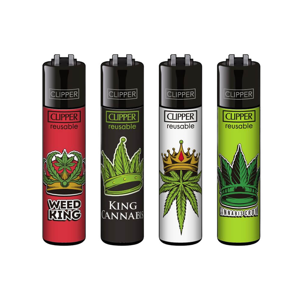 Clipper Feuerzeuge Classic Canna King (48 Stück/Display)