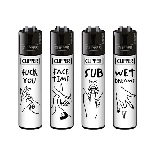 Clipper Feuerzeuge Classic FFX Erwachsene Nr. 2 (48 Stück/Display)