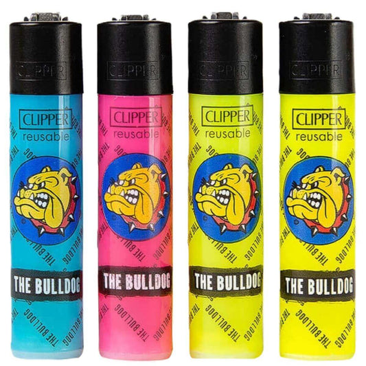 Clipper The Bulldog Feuerzeuge Markenmuster (48 Stück/Display)