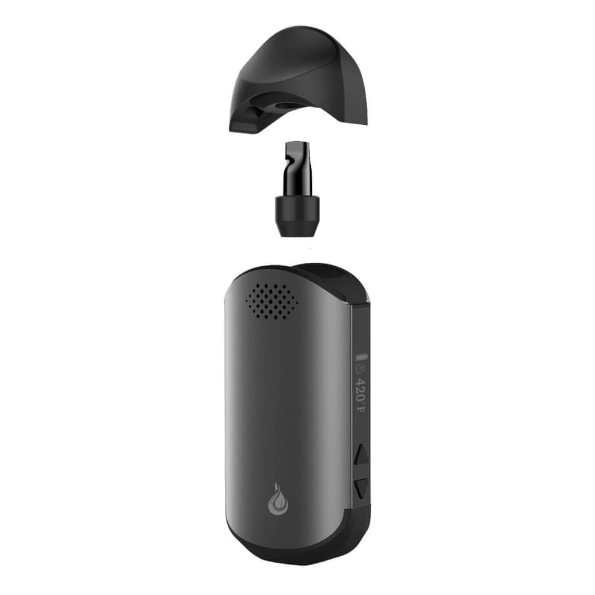 Flowermate CAP Pro Vaporizer für getrocknete Kräuter, Schwarz