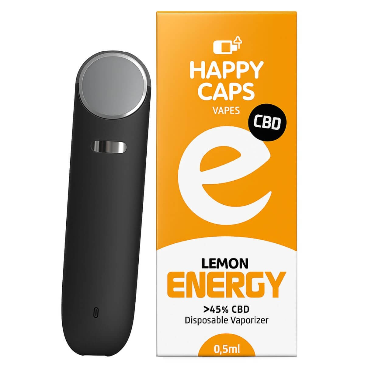 Happy Caps Einweg-Vaporizer 0,5 ml (5 Stück/Display)