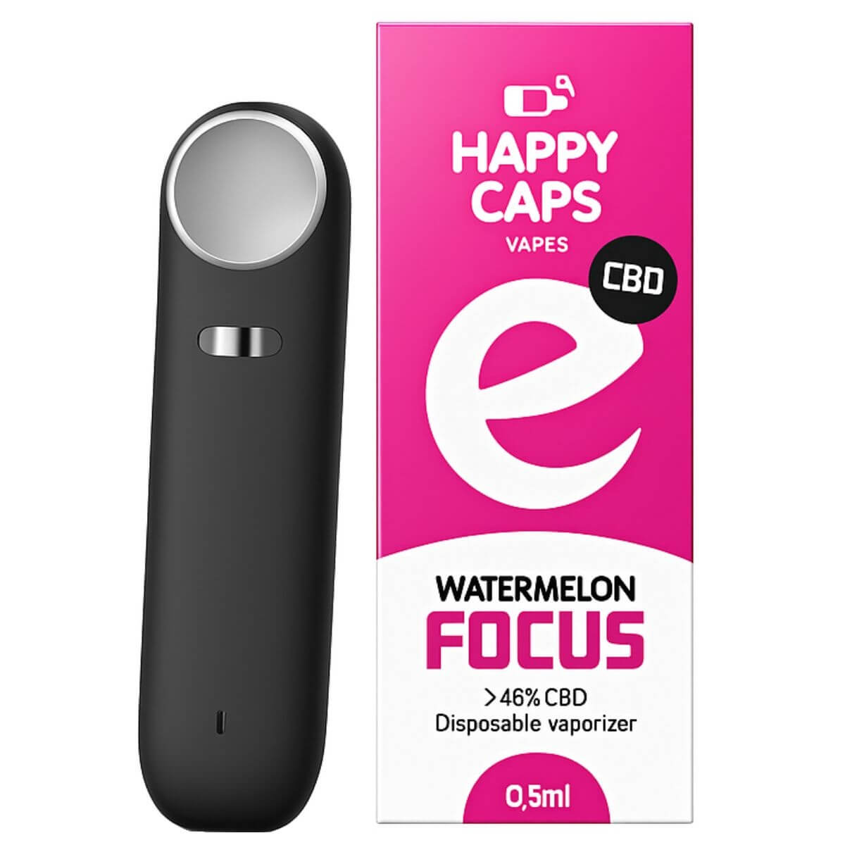 Happy Caps Einweg-Vaporizer 0,5 ml (5 Stück/Display)