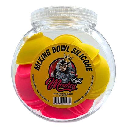 Monkey King Rührschüssel aus Silikon (24 Stück/Display)
