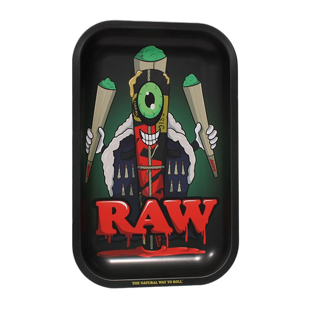 RAW Metal Rolling Tray Cone Monster Medium 17,5 x 27,5 cm