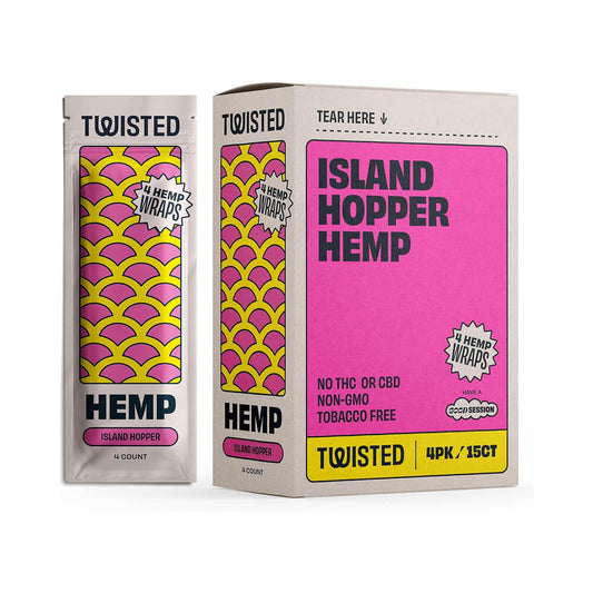 Twisted Hemp Wraps Island Hopper (15 Stück/Display)