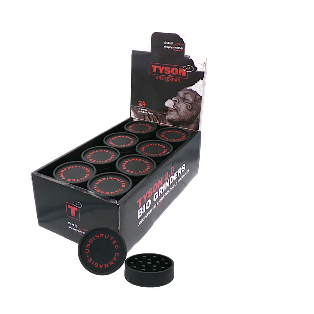 Tyson 2.0 Bio Grinder Undisputed Cannabis 2 Teile 53 mm (24 Stück/Display)