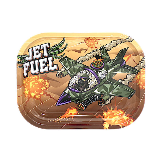 Best Buds Jet Fuel Metall-Drehunterlage, klein, 14 x 18 cm