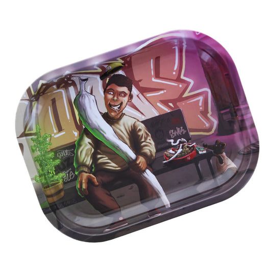 Beuz Highman Mini-Drehbrett aus Metall, 14 x 18 cm