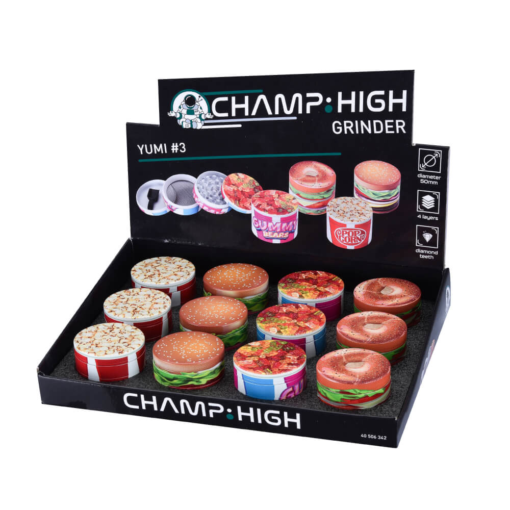 Champ High Yumi Grinder #3 (12 Stück/Display)