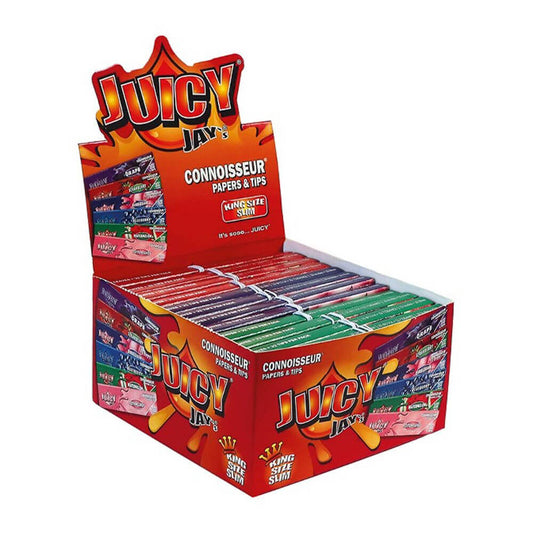 Juicy Jay's Mix Connoisseur King Size Slim Papers + Tips (24 Stück)