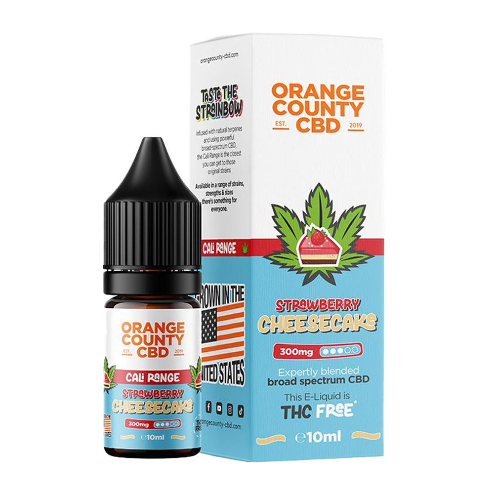 Orange County CBD Cali E-Liquid Erdbeer-Käsekuchen