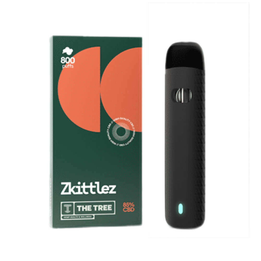 The Tree Einweg-CBD-Vape-Pen Zkittlez 850mg CBD ? 800 Züge (1ml)