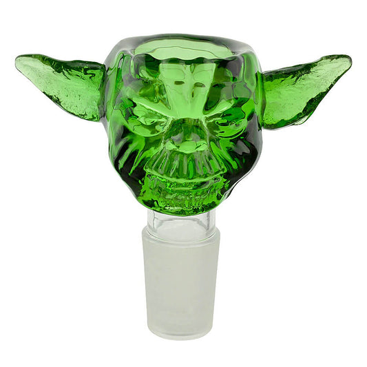 Alien Green Glas-Bongkopf 18 mm