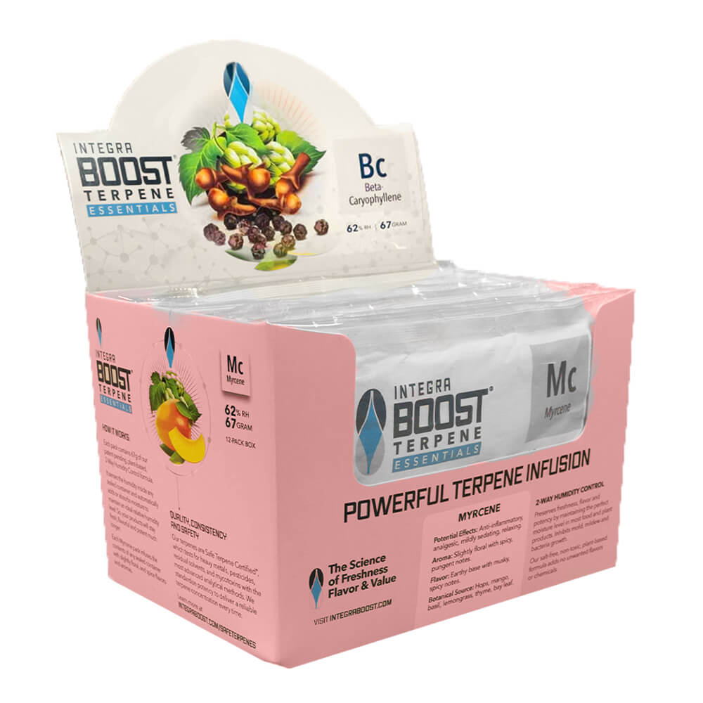 Integra Boost 2-Wege-Feuchtigkeitsregulierung Beta-Caryophyllen-Terpene 62% RH 67 Gramm (12 Stück/Display)