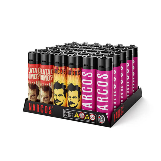 Narcos Feuerzeuge Design 1 (30 Stück/Display)