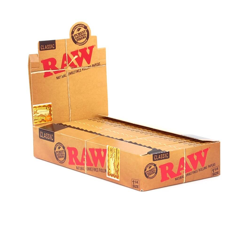 RAW 1 1/4 Slim Zigarettenpapier (24 Stück/Display)